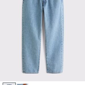 Abercrombie & Fitch Sky Blue Relaxed Fit Jeans